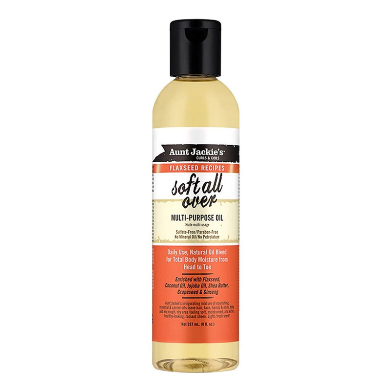 AUNT JACKIE'S Flaxseed Soft All Over Multi Purpose Oil (8oz)