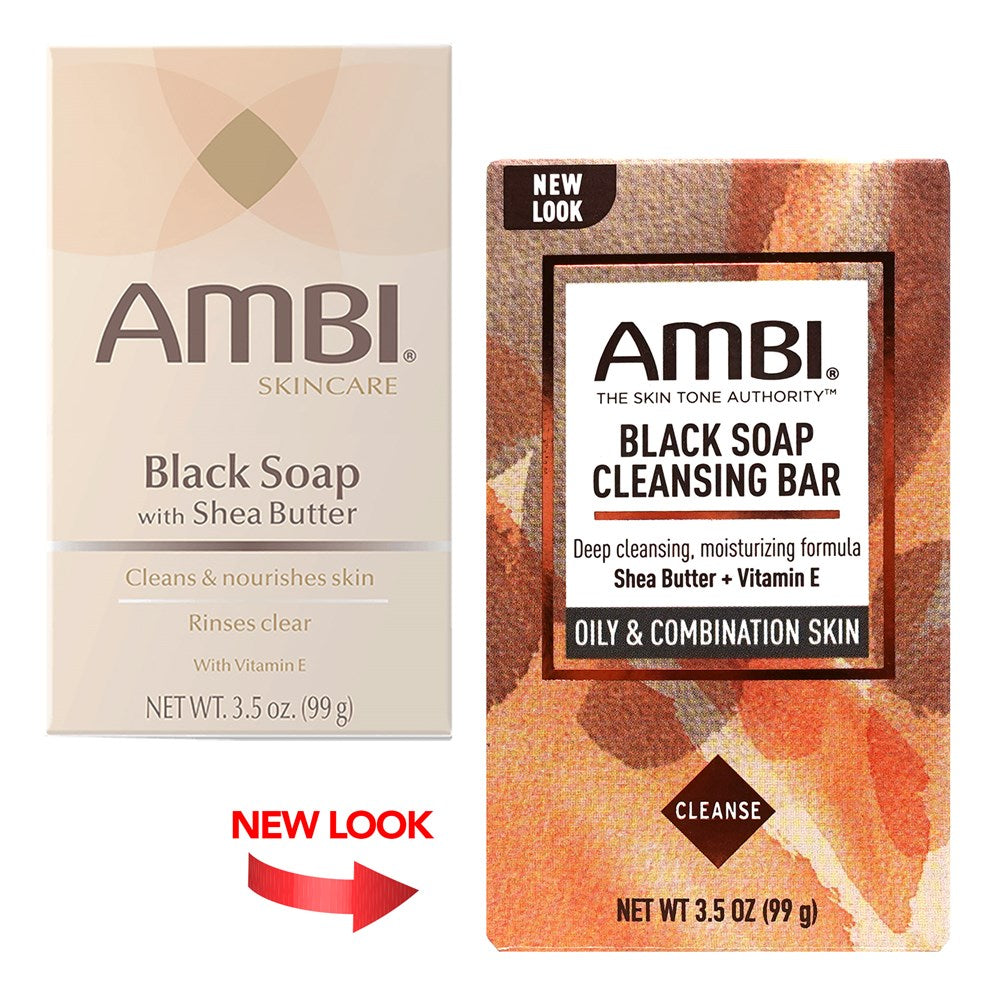 AMBI Black Soap Cleansing Bar (3.5oz)