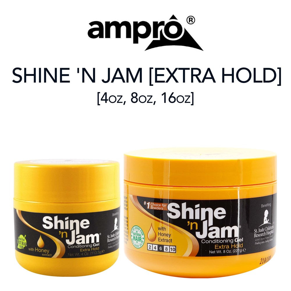 AMPRO Shine 'n Jam Conditioning Gel [Extra Hold]