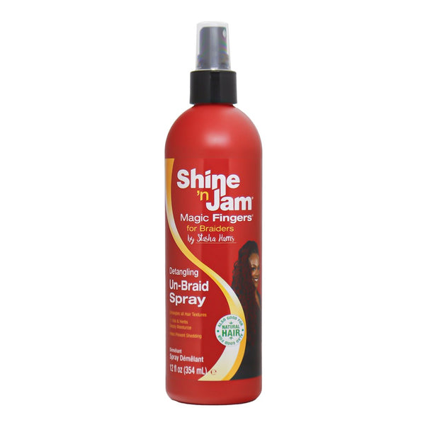 AMPRO Shine 'n Jam Magic Fingers Un-Braid Spray (12oz)