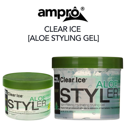 AMPRO Clear Ice - Aloe Styling Gel