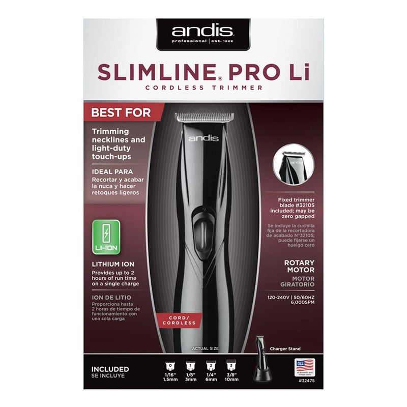 ANDIS Slimline Pro Li Cordless Trimmer [CUL Certified]