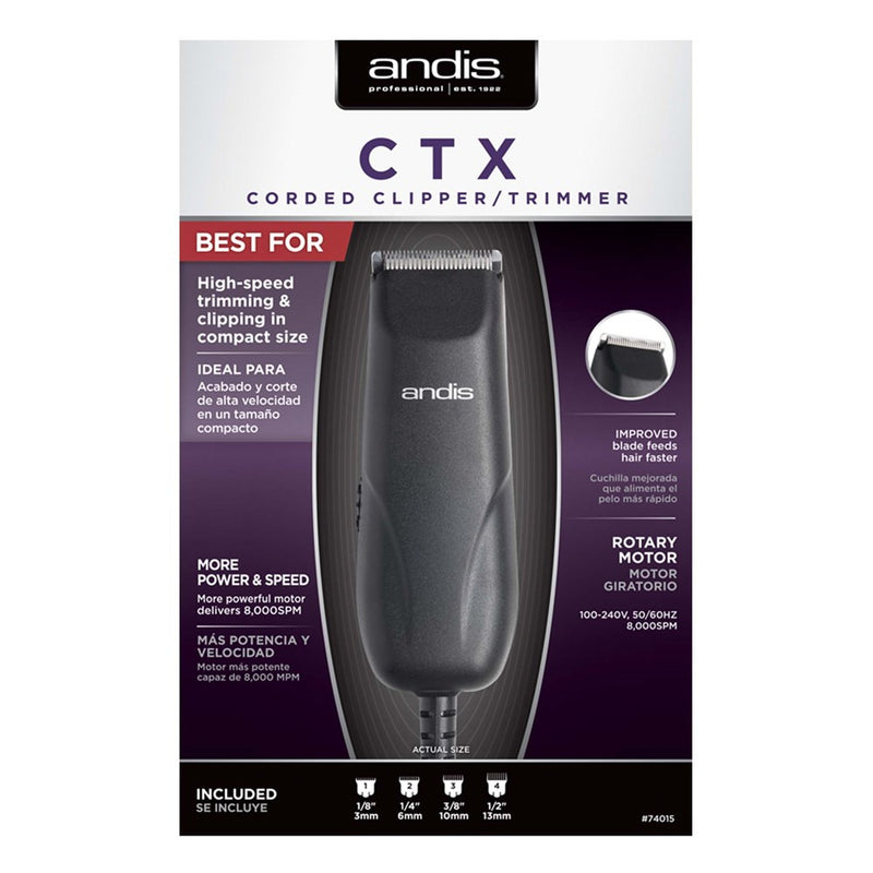 ANDIS CTX Corded Clipper & Trimmer [CUL Certified]