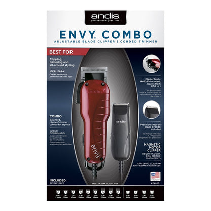 ANDIS Envy Clipper/Trimmer Combo [CUL Certified]