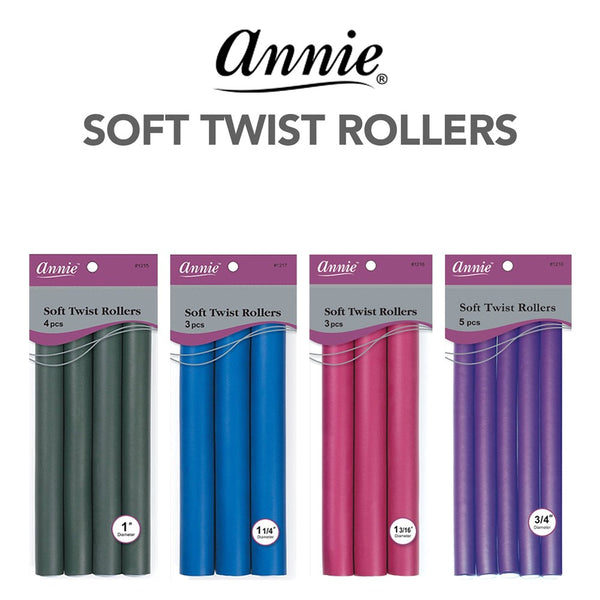 ANNIE Soft Twist Rollers (10inch)