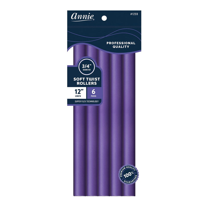 ANNIE Soft Twist Rollers (12inch)