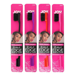 ANNIE Joy Dual-Ended 2-in-1 Edge Brush & Comb