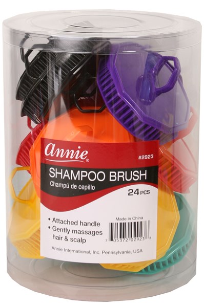ANNIE Shampoo Brush Asst #2923 [24pc/Jar]