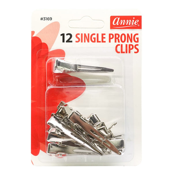 ANNIE 12pc Single Prong Clips