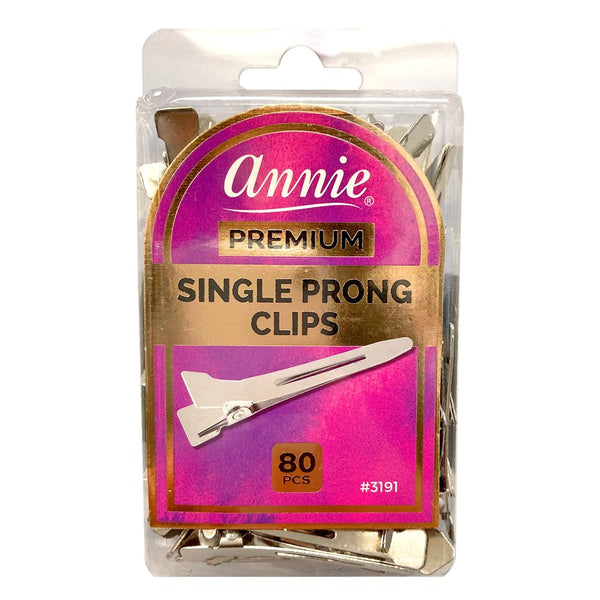 ANNIE Single Prong Clips (80pcs/pack)