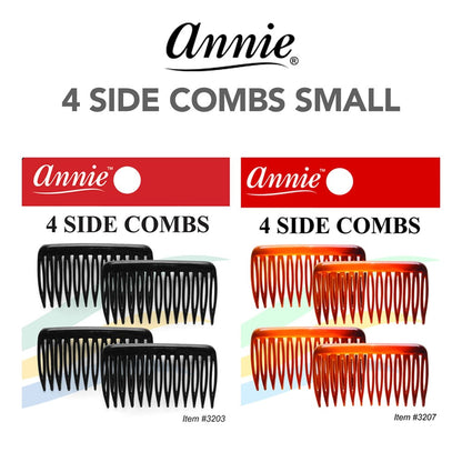 ANNIE 4 Side Combs Small