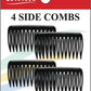 ANNIE 4 Side Combs Small