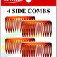 ANNIE 4 Side Combs Small