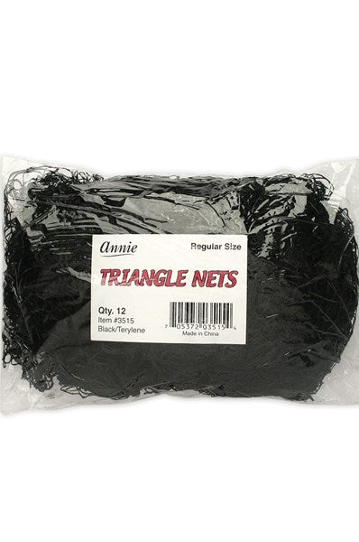 ANNIE Triangle Hair Net 12pcs Bulk Pack