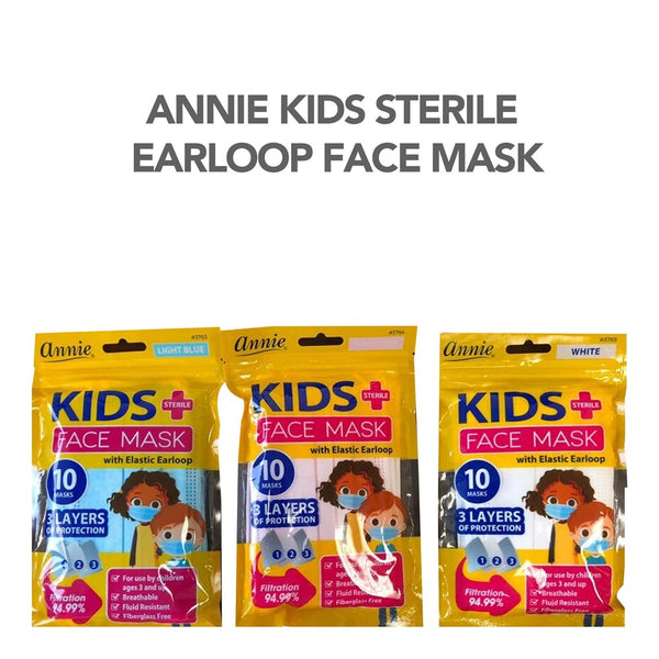 ANNIE Kids 10pcs Sterile Earloop Face Mask