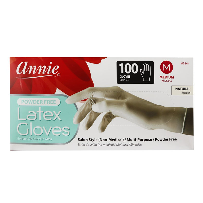 ANNIE Latex Gloves - Powder Free [100ct/Box]