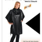 ANNIE Shampoo Cape with Velcro Closure [Soft Vinyl] Black