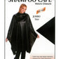 ANNIE Shampoo Cape with Velcro Closure [Soft Vinyl] Black