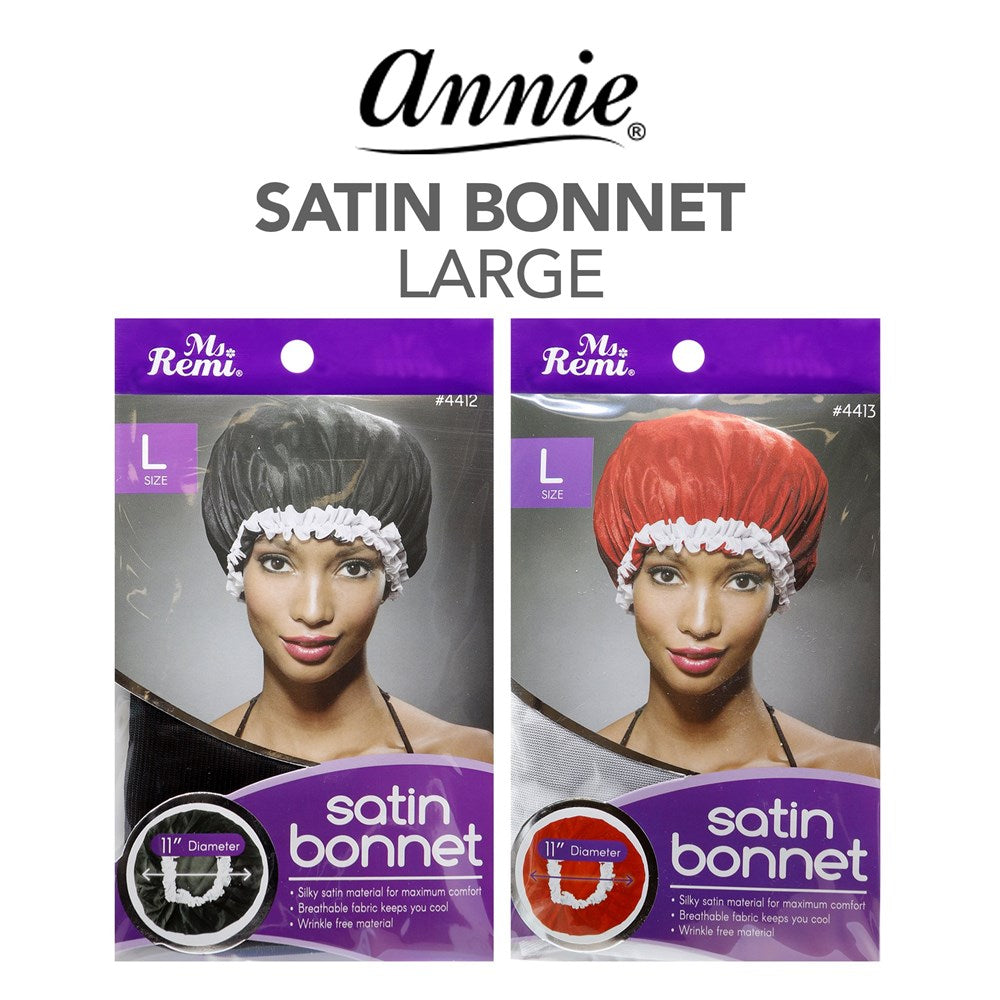 ANNIE Satin Bonnet [Large]