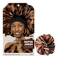 ANNIE Silky Satin Tie Dye Bonnet [Super Jumbo]