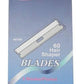 ANNIE 60pcs Hair Shaper Blades (5 BladesX12packs/Box)