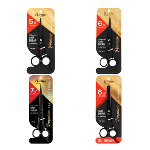 ANNIE Premium Stainless Steel Straight Hair Shears