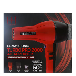 ANNIE Hot & Hotter Turbo Pro 2000 Hair Dryer #5839 [pk]