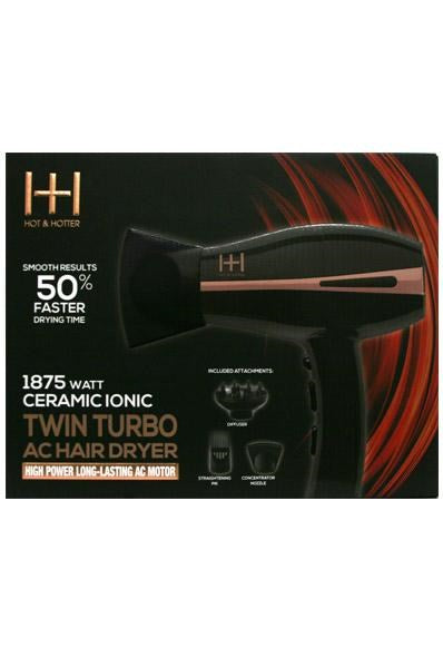 ANNIE Ceramic Ionic Twin Turbo AC Hair Dryer 1875W #05905