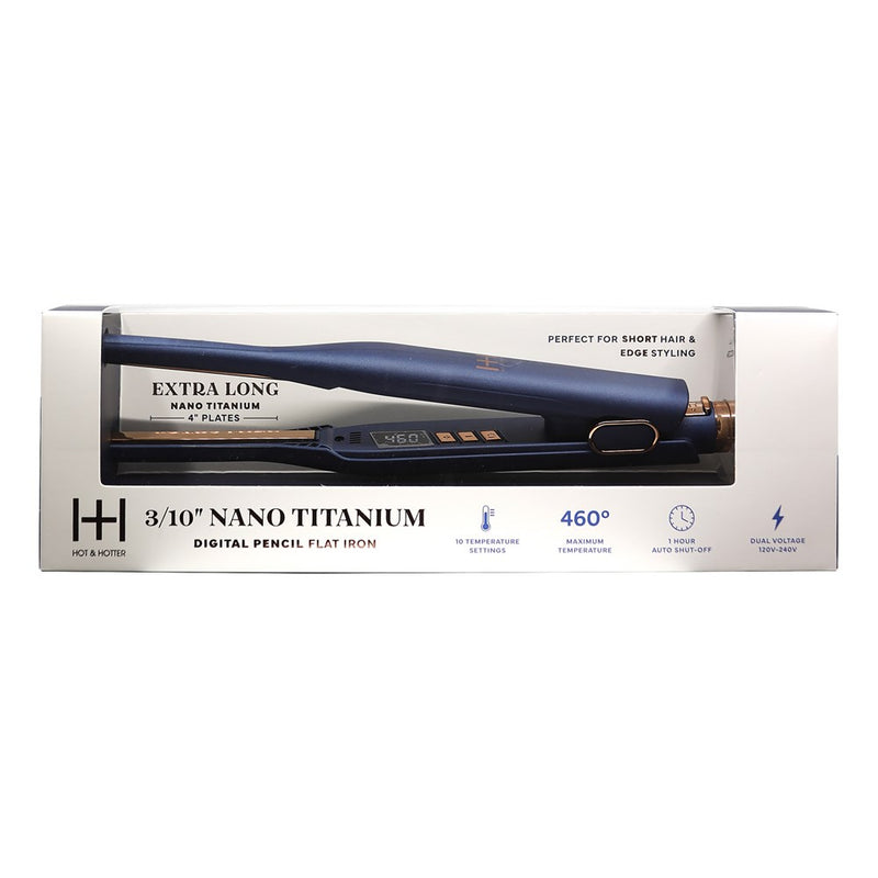 ANNIE Hot & Hotter Nano Titanium Digital Pencil Flat Iron