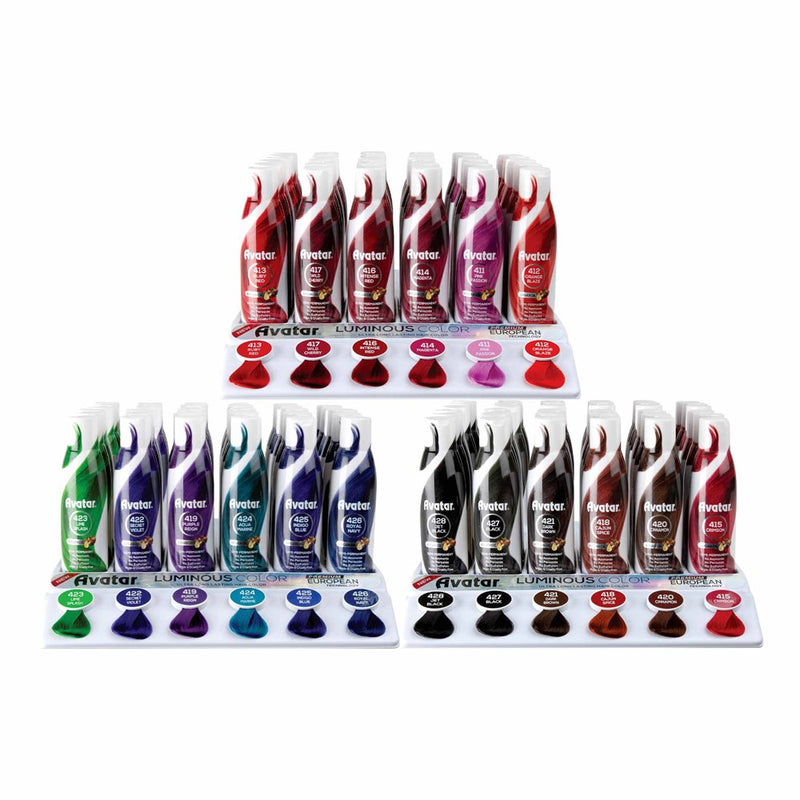 ANNIE Avatar Luminous Semi-Permanent Hair Color Display Set (54pcs)