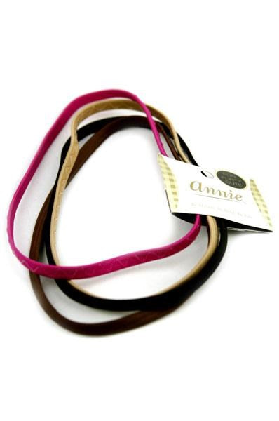 ANNIE 4pcs Headband (8mm x 19inch)