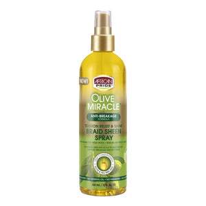AFRICAN PRIDE Olive Miracle Braid Sheen Spray (12oz)
