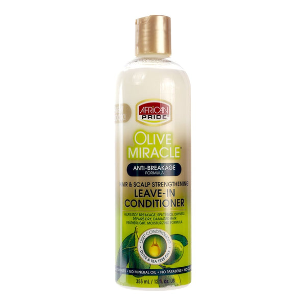 AFRICAN PRIDE Olive Miracle Leave-In Conditioner (12oz)