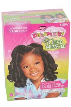 AFRICAN PRIDE Dream Kids Relaxer Kit-4 Touch Up [Regular]