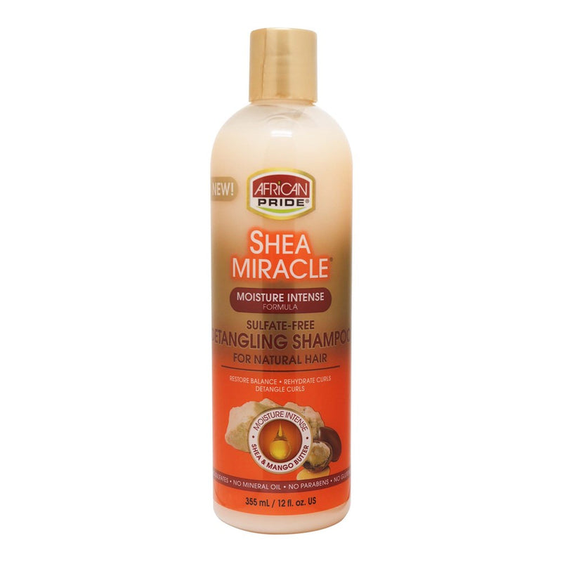 AFRICAN PRIDE Shea Miracle Detangling Shampoo (12oz)