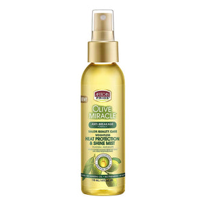 AFRICAN PRIDE Olive Miracle Heat Protection & Shine Mist (4oz)