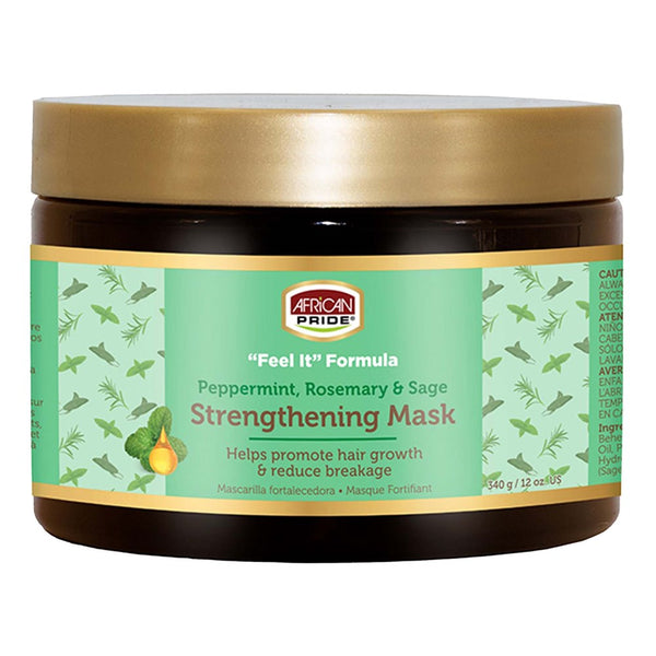 AFRICAN PRIDE Peppermint, Rosemary & Sage Strengthening Mask (12oz)
