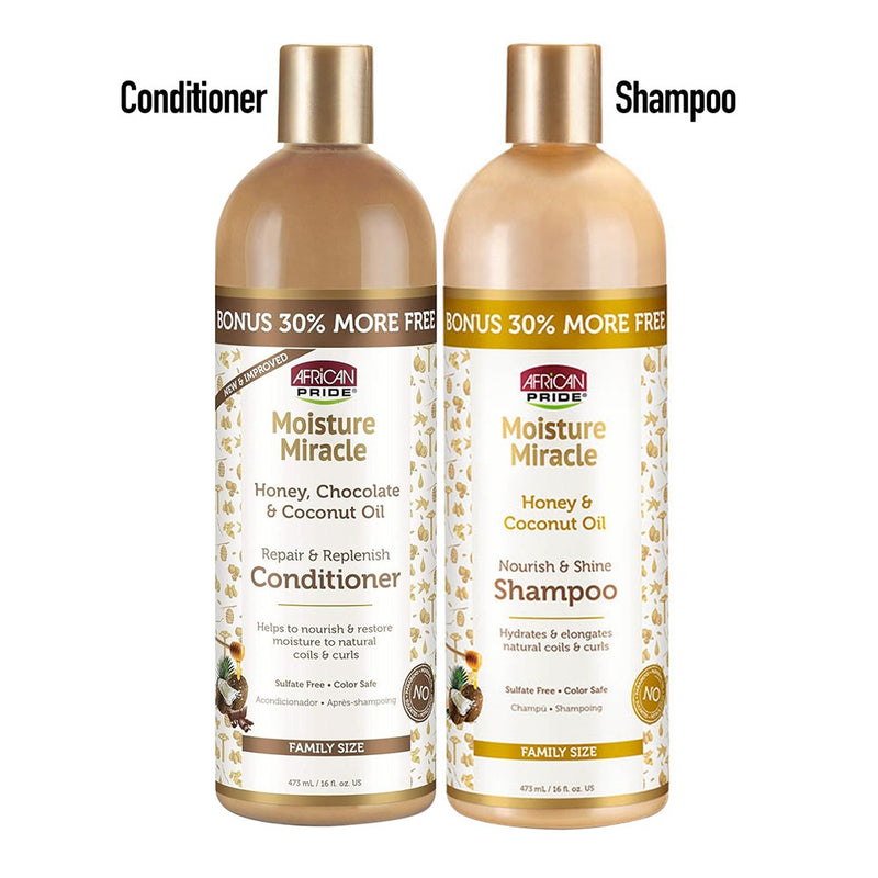 AFRICAN PRIDE Wash Day Bundle (Leave In Conditioner+Shampoo+Pre-Shampoo+Conditiner)