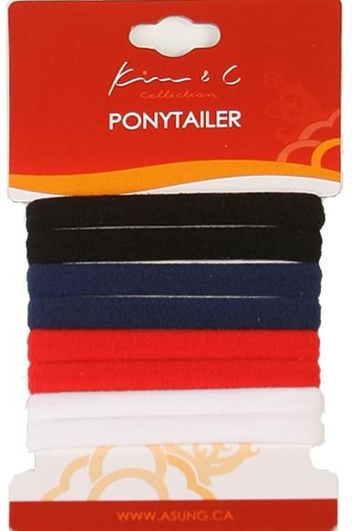 KIM & C 8pcs Ponytail Holders