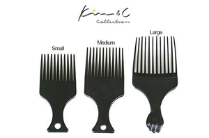 KIM & C Plastic Pik Black 12pcs Bulk Pack