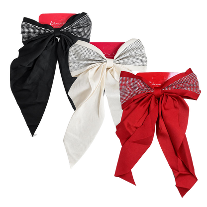 KIM & C Long Tail Bow Clip with Hotfix