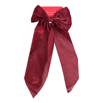 KIM & C Chiffon Long Tail Bow Clip