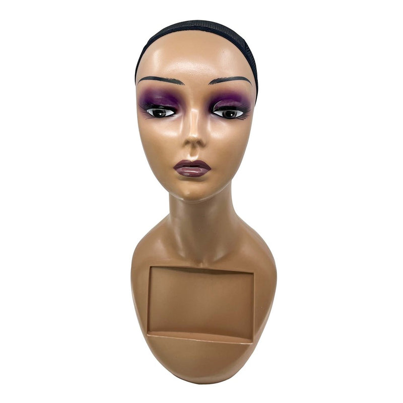 KIM & C Mannequin Head with Wig Cap