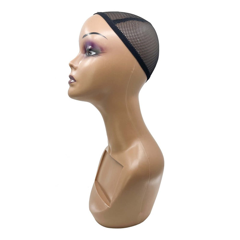 KIM & C Mannequin Head with Wig Cap