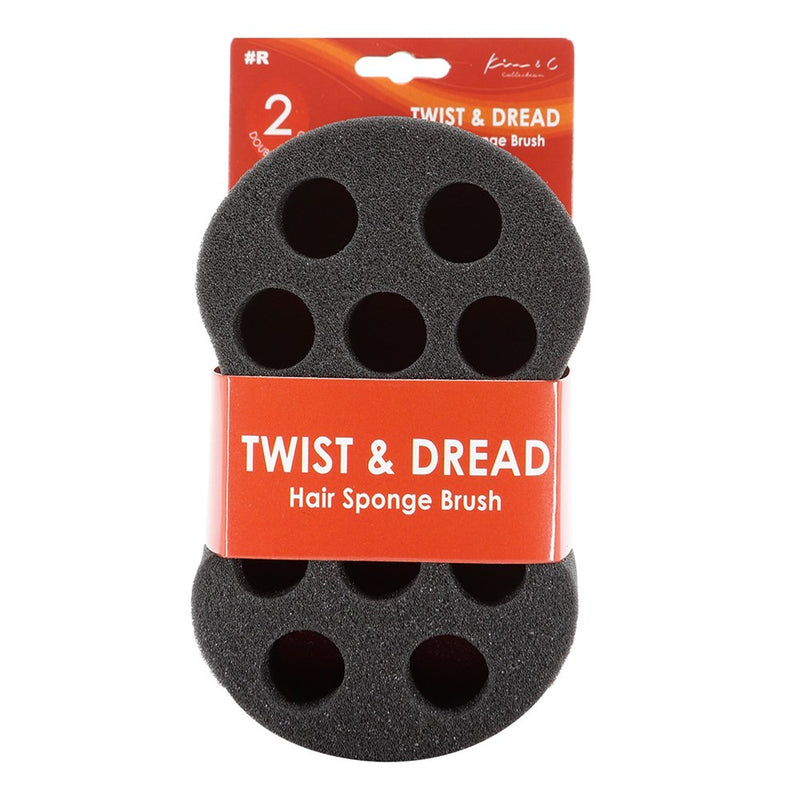 KIM & C Twist & Dread Sponge Brush [Double Sided]