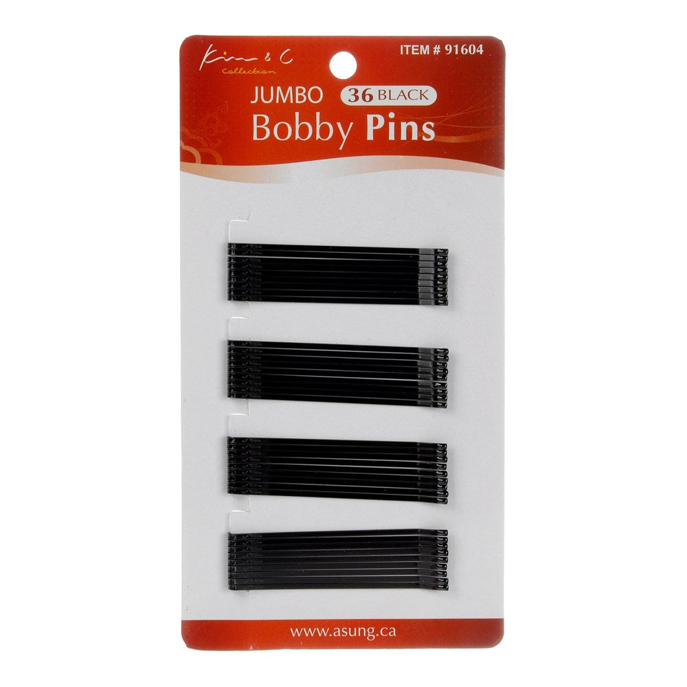 KIM & C 36pcs Jumbo Bobby Pins