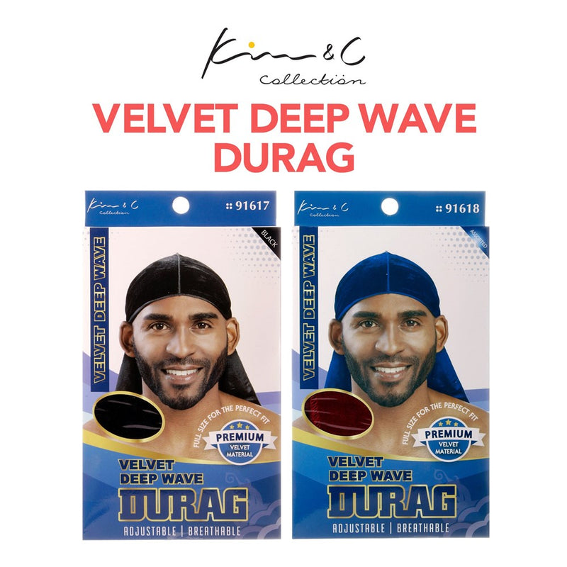 KIM & C Velvet Deep Wave Durag