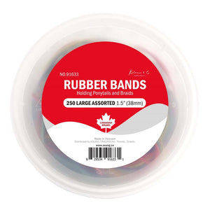 KIM & C 250pcs Large Rubber Bands (1.5inch)