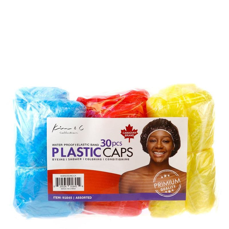 KIM & C Water Proof Plastic Caps (30pcs/pack)