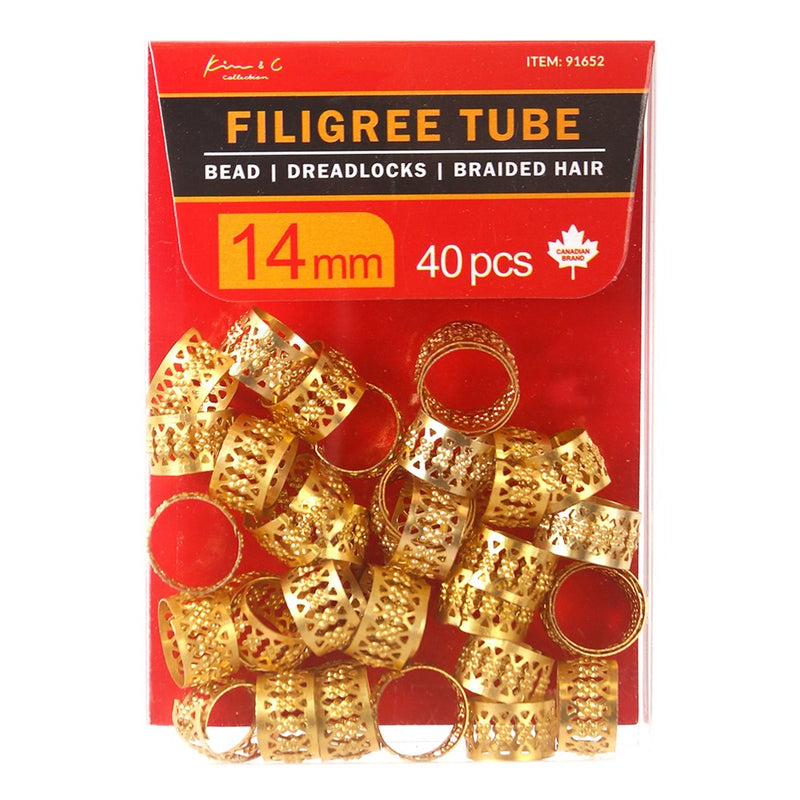 KIM & C Filigree Tube Gold